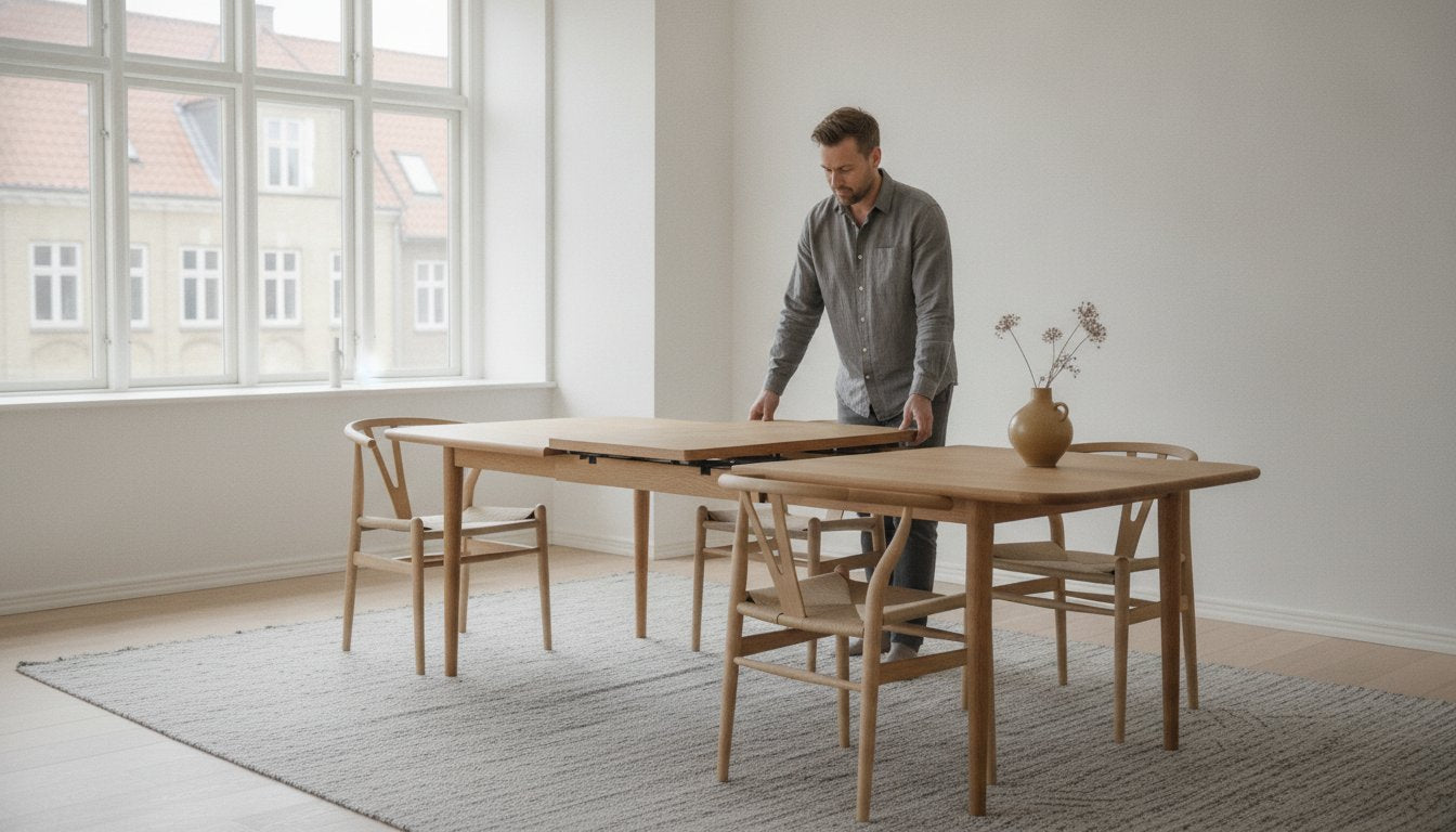 Forlængeligt spisebord: Den ultimative guide til fleksible spisepladser i 2026