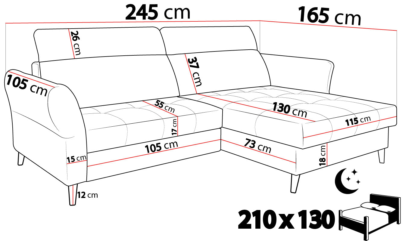 Lagos Chaiselongsofa