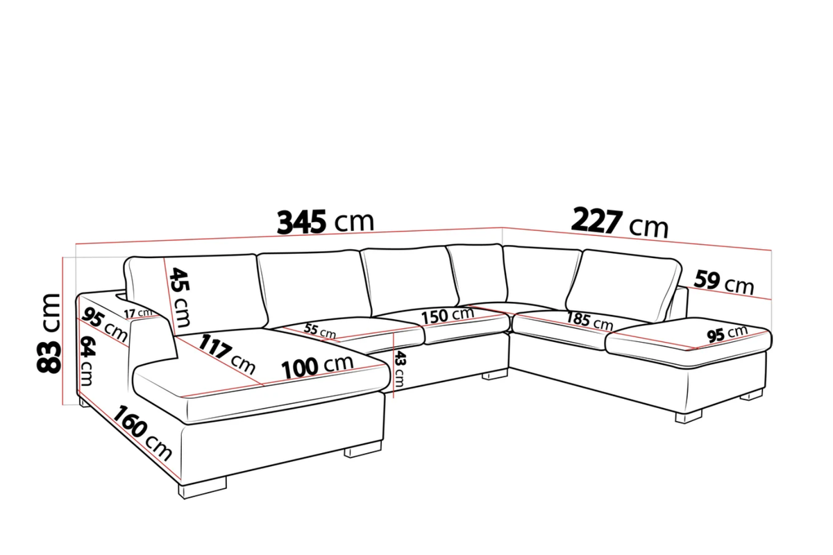 Sky U-Sofa